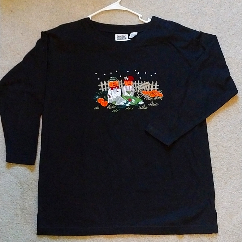 Basic Editions Fall, Halloween L/S T-shirt